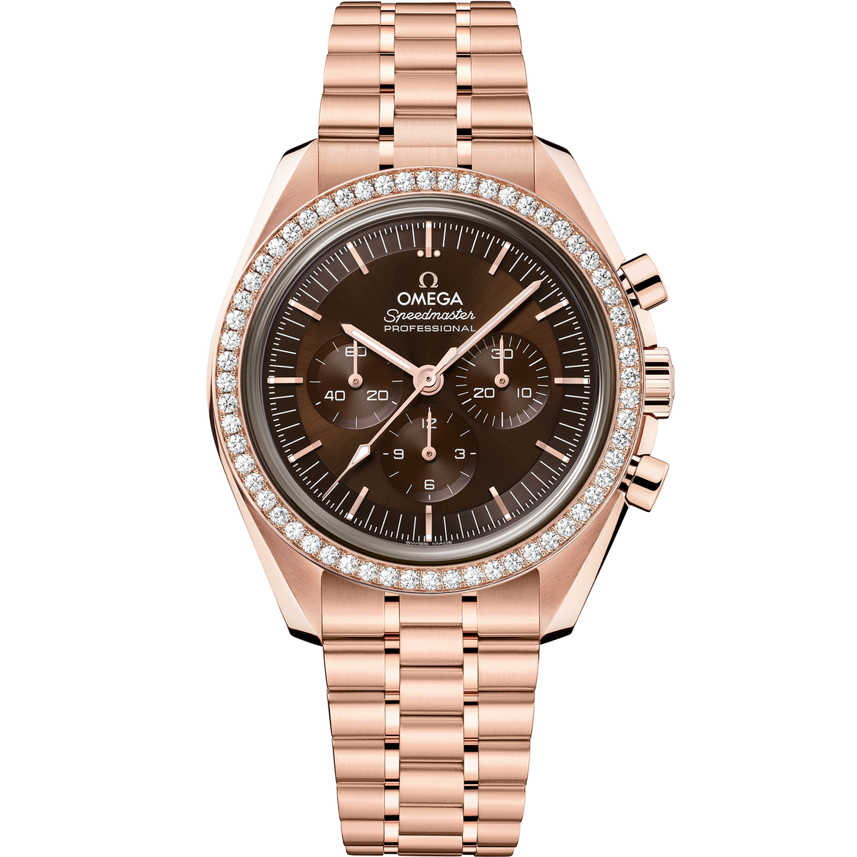 Speedmaster Moonwatch Professional 42 mm, Sedna™ gold on Sedna™ gold - 31055425013001 - View 1