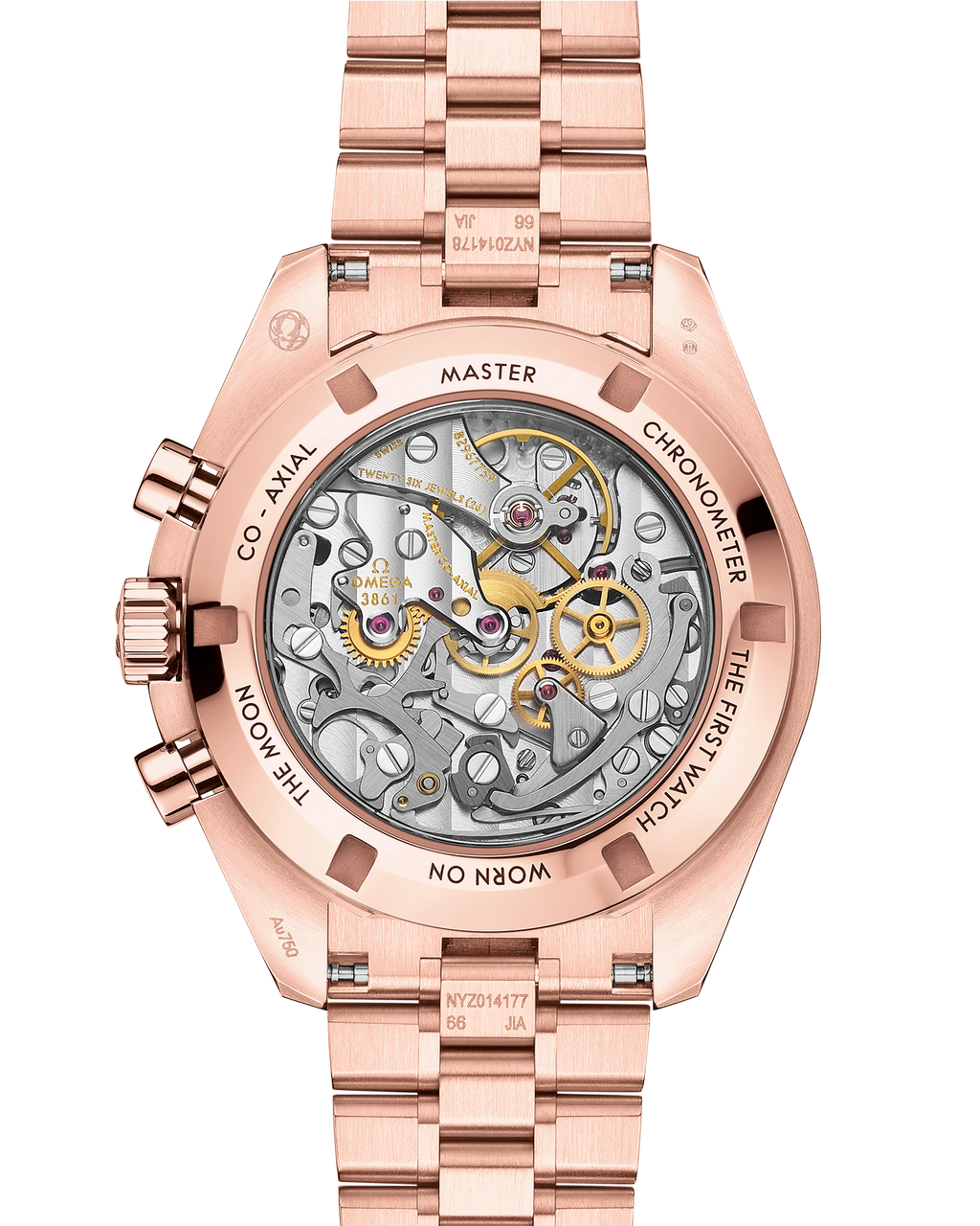 Speedmaster Moonwatch Professional 42 mm, Sedna™ gold on Sedna™ gold - 31055425013001 - View 2