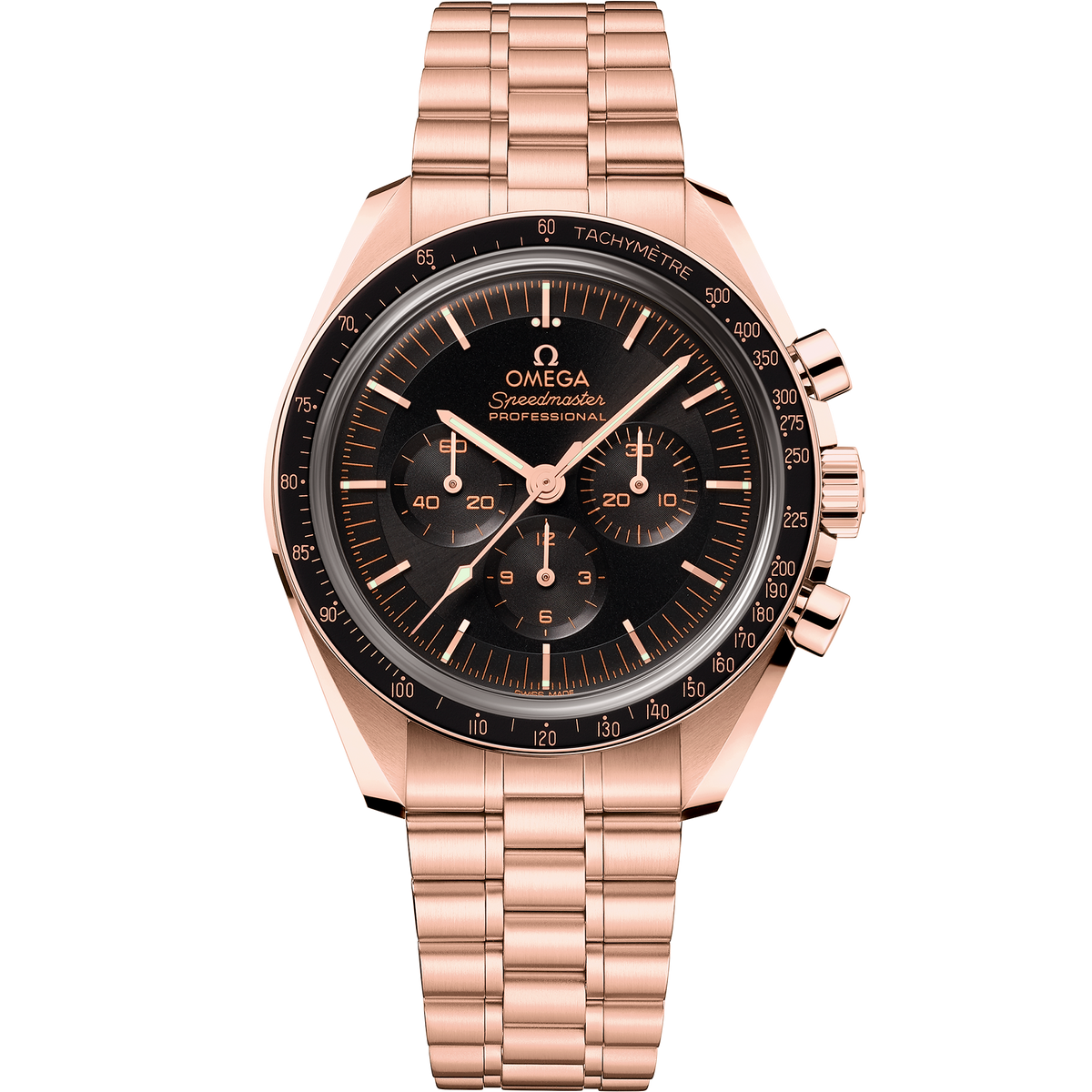Speedmaster Moonwatch Professional 42 mm, Sedna™ gold on Sedna™ gold - 31060425001001 - View 1