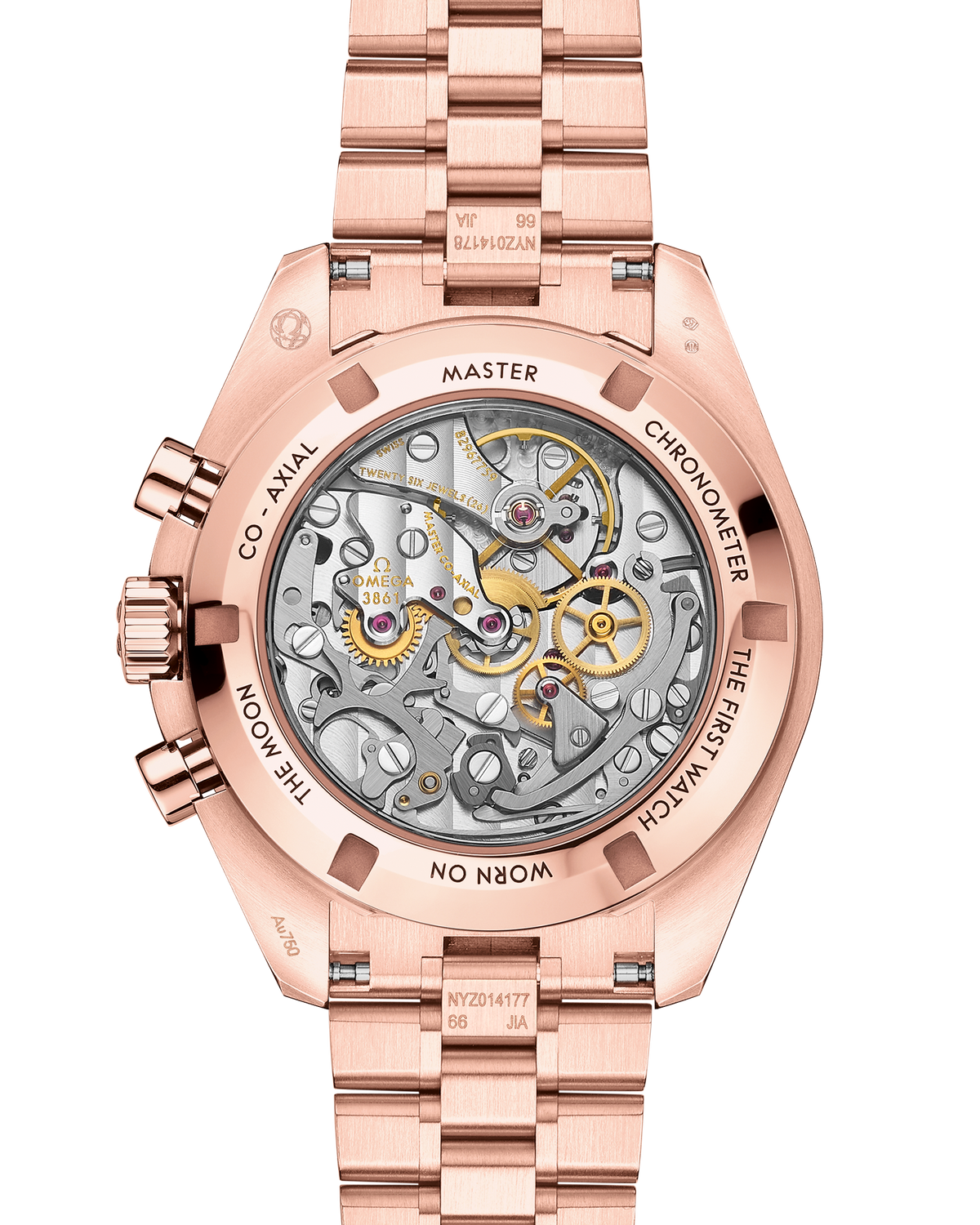Speedmaster Moonwatch Professional 42 mm, Sedna™ gold on Sedna™ gold - 31060425001001 - View 2
