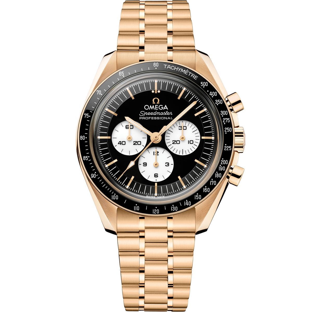 Speedmaster Moonwatch Professional 42 mm, Moonshine™ gold on Moonshine™ gold - 31060425001002 - View 1