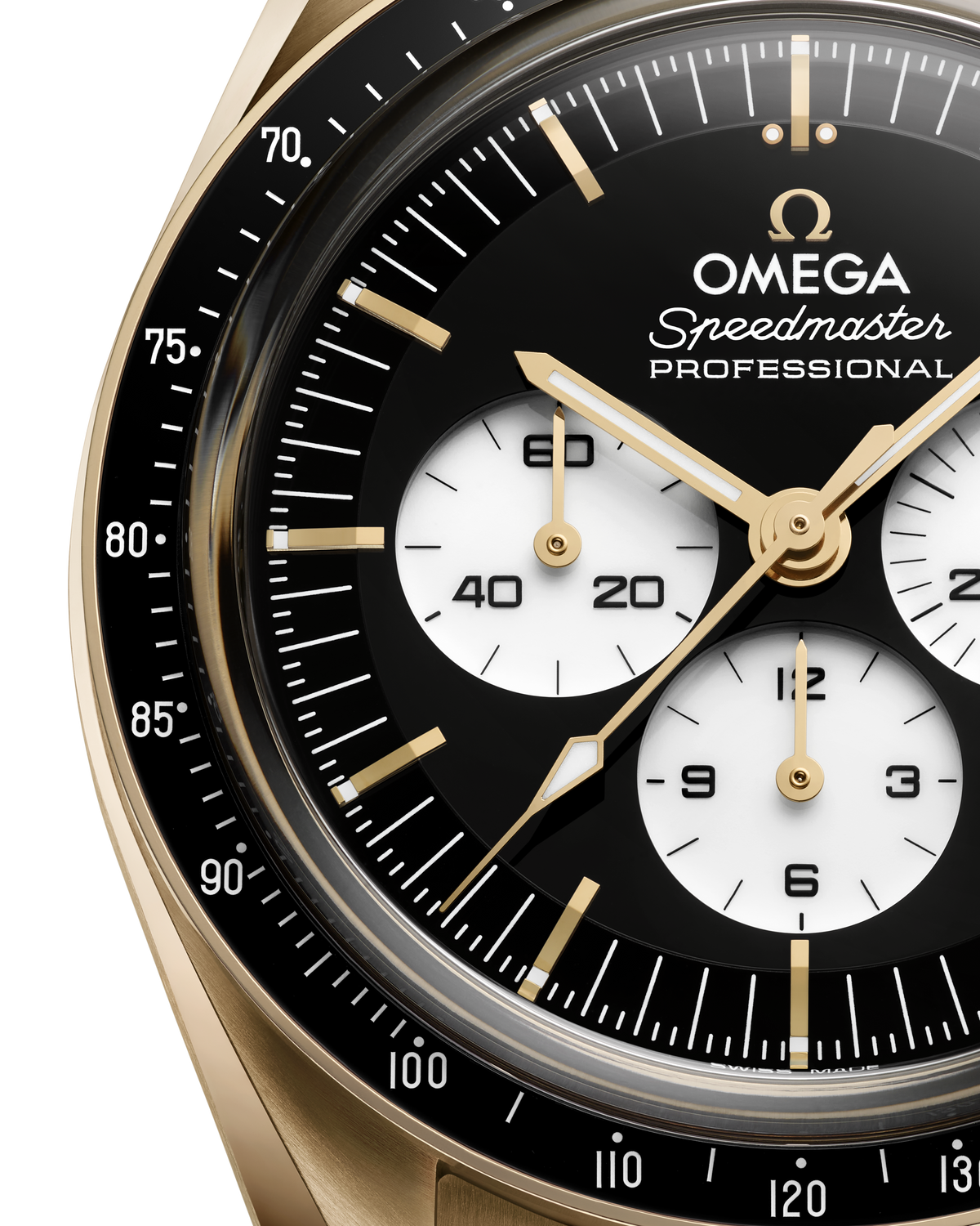 Speedmaster Moonwatch Professional 42 mm, Moonshine™ gold on Moonshine™ gold - 31060425001002 - View 3