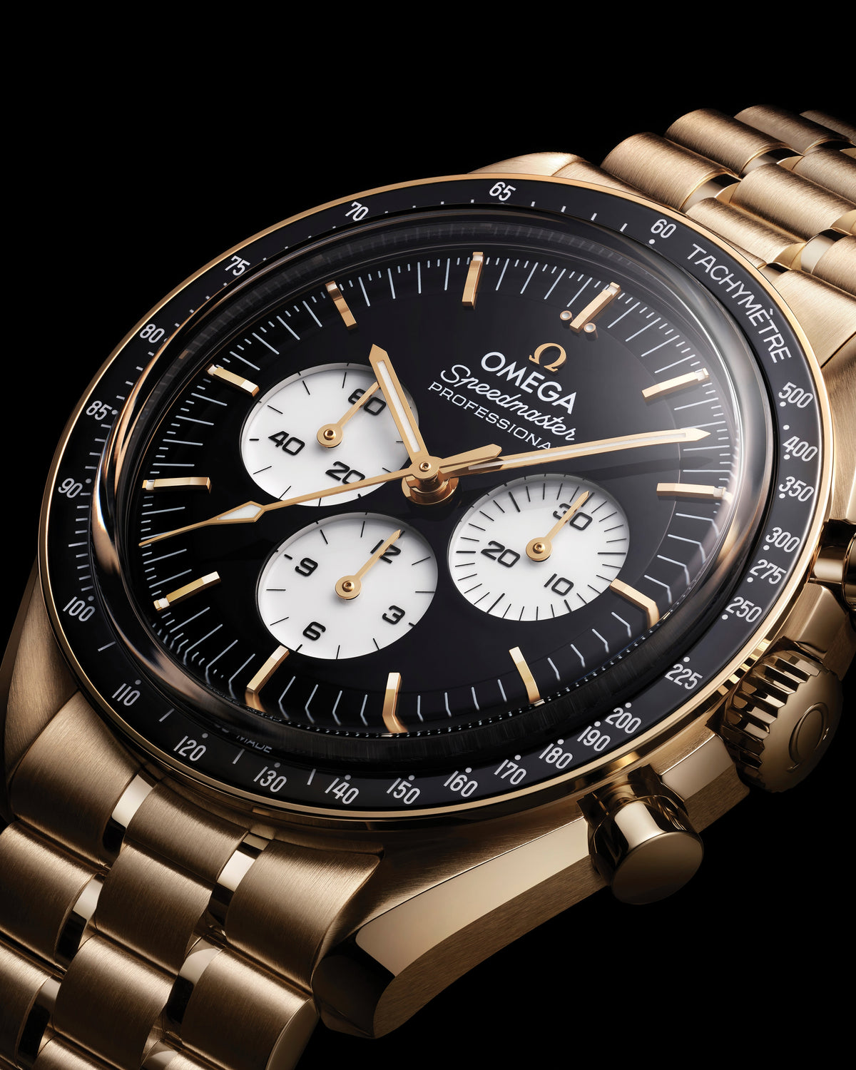 Speedmaster Moonwatch Professional 42 mm, Moonshine™ gold on Moonshine™ gold - 31060425001002 - View 9
