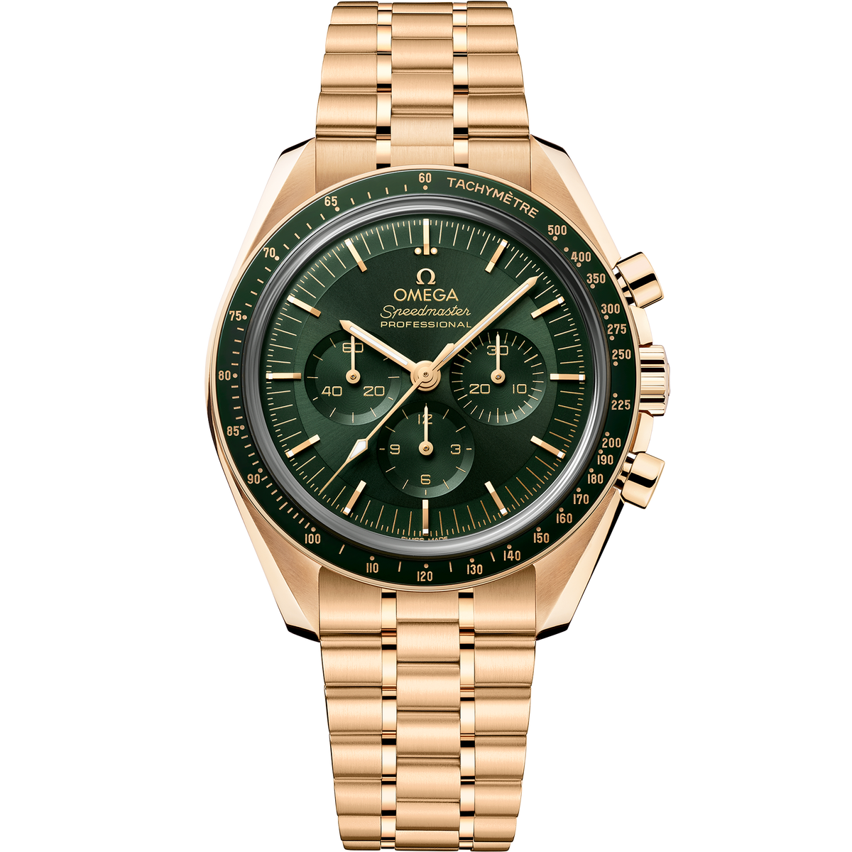 Speedmaster Moonwatch Professional 42 mm, Moonshine™ gold on Moonshine™ gold - 31060425010001 - View 1