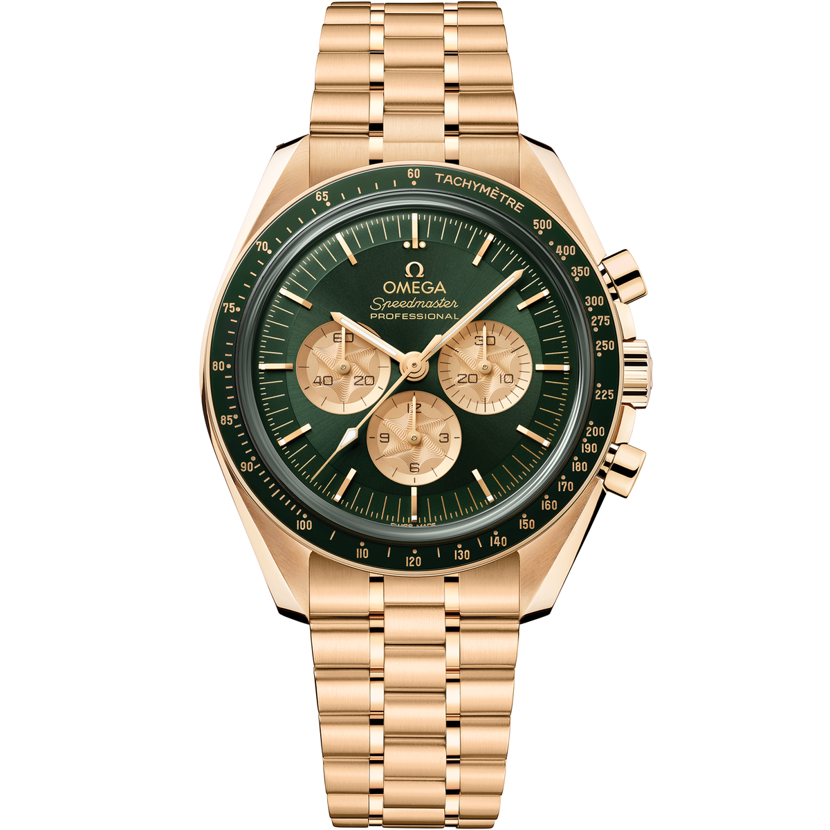 Speedmaster Moonwatch Professional 42 mm, Moonshine™ gold on Moonshine™ gold - 31060425010002 - View 1