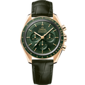Speedmaster Moonwatch Professional 42 mm, Moonshine™ gold on leather strap - 31063425010001 - View 1
