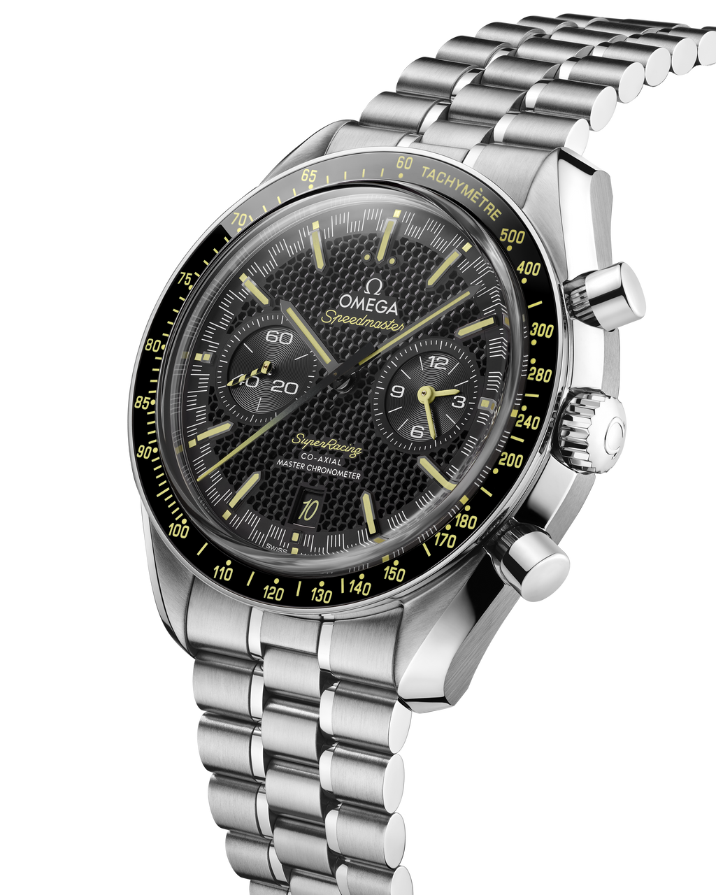 Speedmaster Super Racing 44.25 mm, steel on steel - 32930445101003 - View 3
