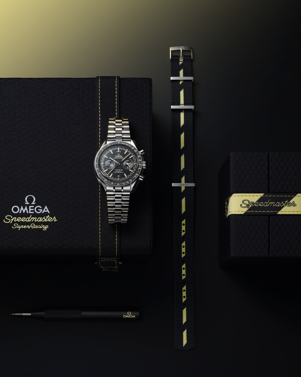 Speedmaster Super Racing 44.25 mm, steel on steel - 32930445101003 - View 4