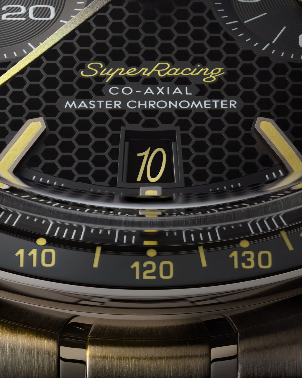 Speedmaster Super Racing 44.25 mm, steel on steel - 32930445101003 - View 8