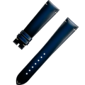 OMEGA Two‑piece strap Blue leather strap with pin buckle — 032CUZ015962W
