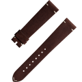 OMEGA Two‑piece strap Brown leather strap with pin buckle — 032CUZ006677W