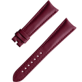 OMEGA Two‑piece strap Burgundy vegan strap with pin buckle — 032Z017137W