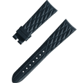 OMEGA Two‑piece strap Dark blue leather strap with pin buckle — 032CUZ011315W