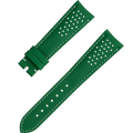 OMEGA Two‑piece strap Green leather strap with pin buckle — 032CUZ010023W