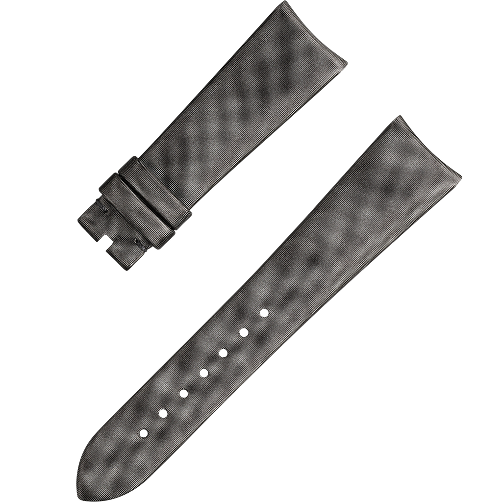 OMEGA Two‑piece strap Technological-satin grey strap with pin buckle — 032CWZ010006W