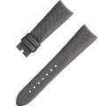 OMEGA Two‑piece strap Technological-satin grey strap with pin buckle — 032CWZ010006W