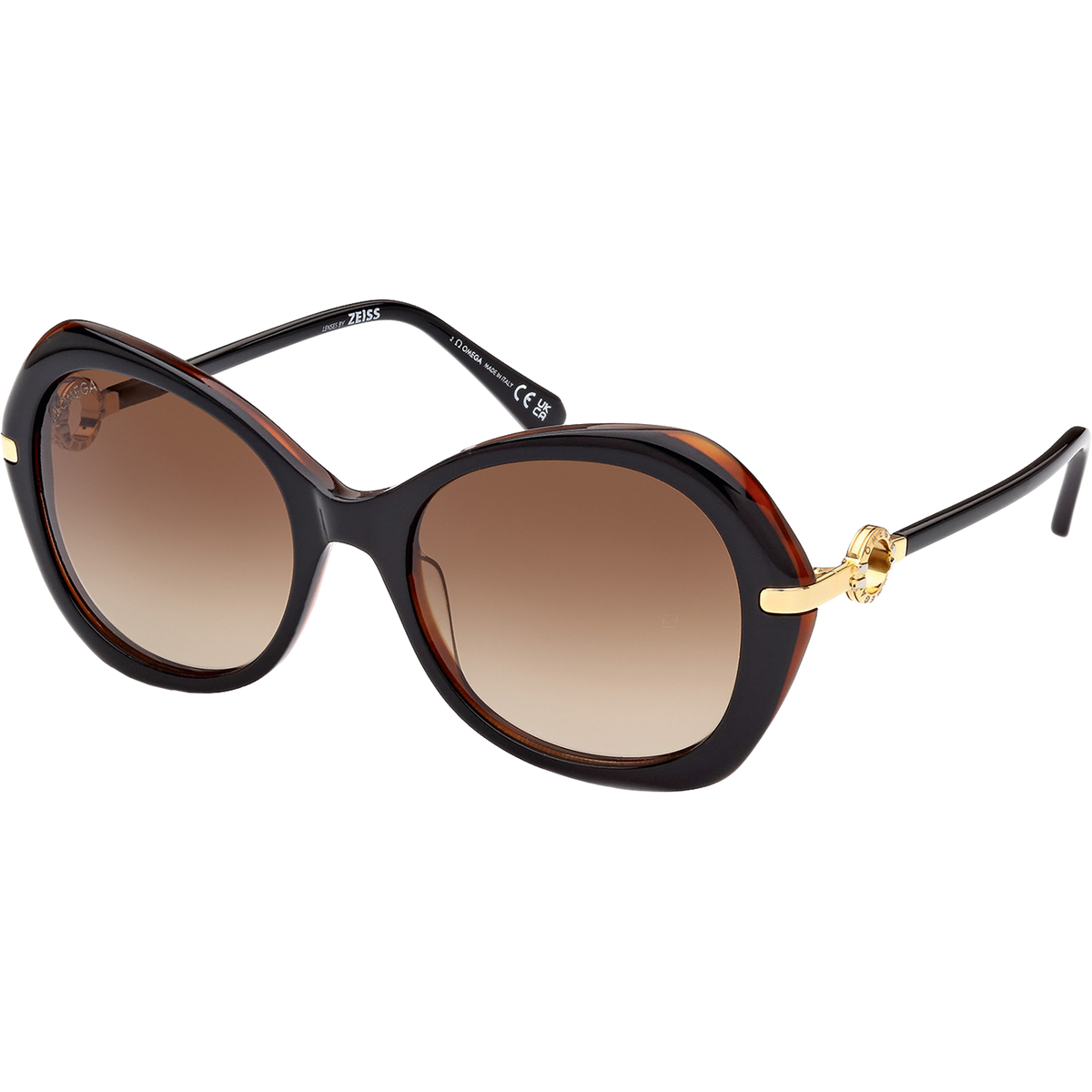 Sunglasses - Butterfly style, classic, woman - OM0036-H5505F - View 1