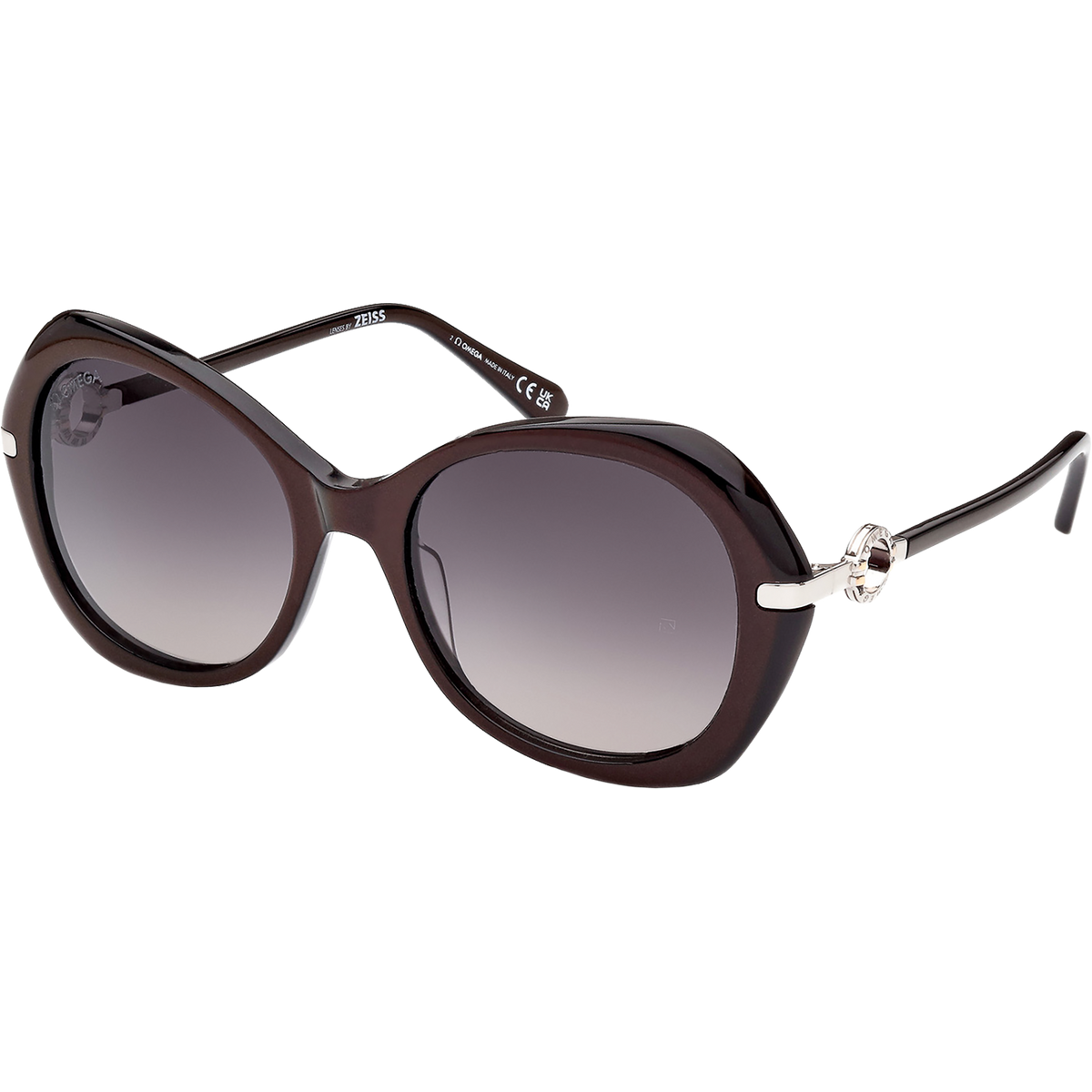 Sunglasses - Butterfly style, classic, woman - OM0036-H5569B - View 1