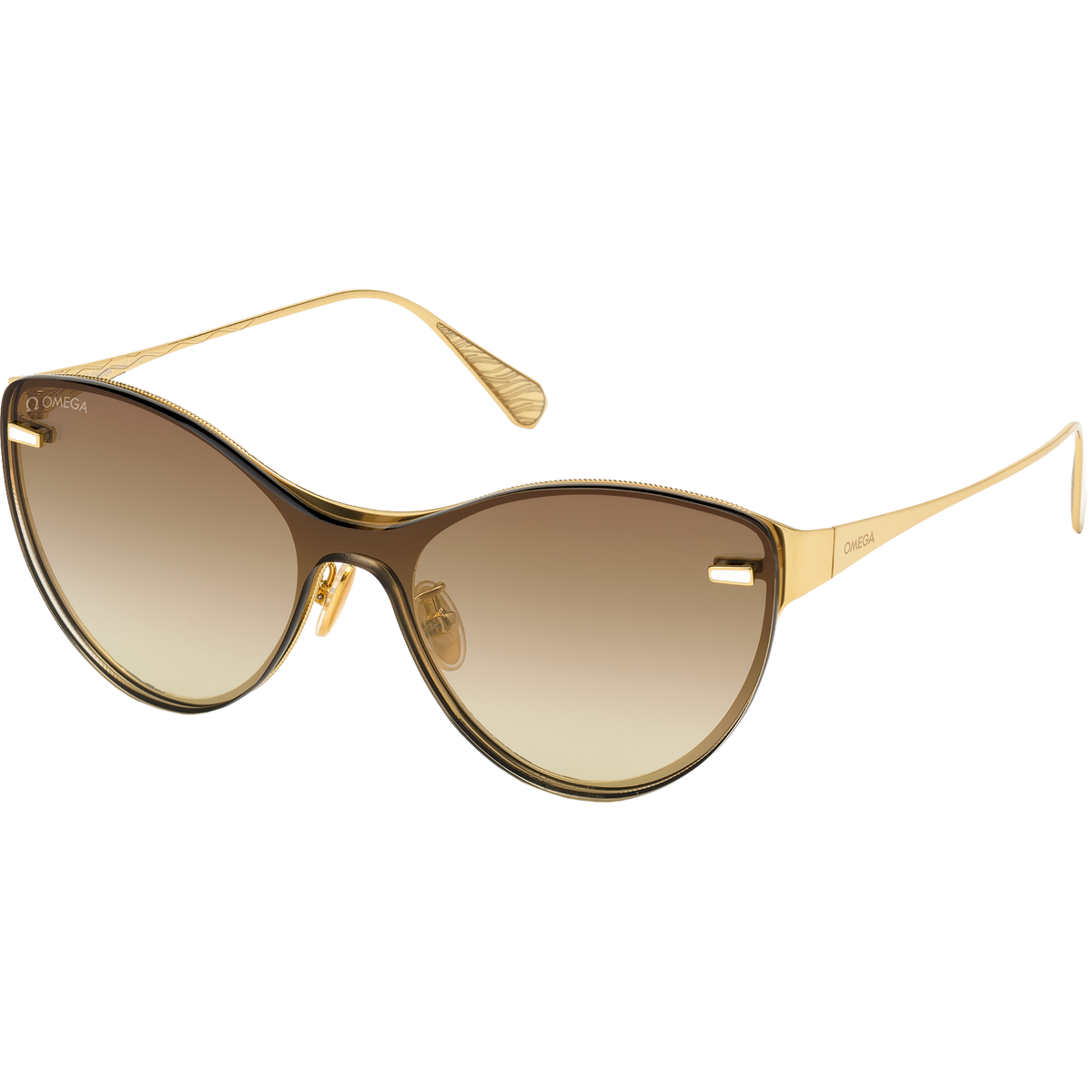 Sunglasses - Cat eye style, woman - OM0022-H0030G - View 1