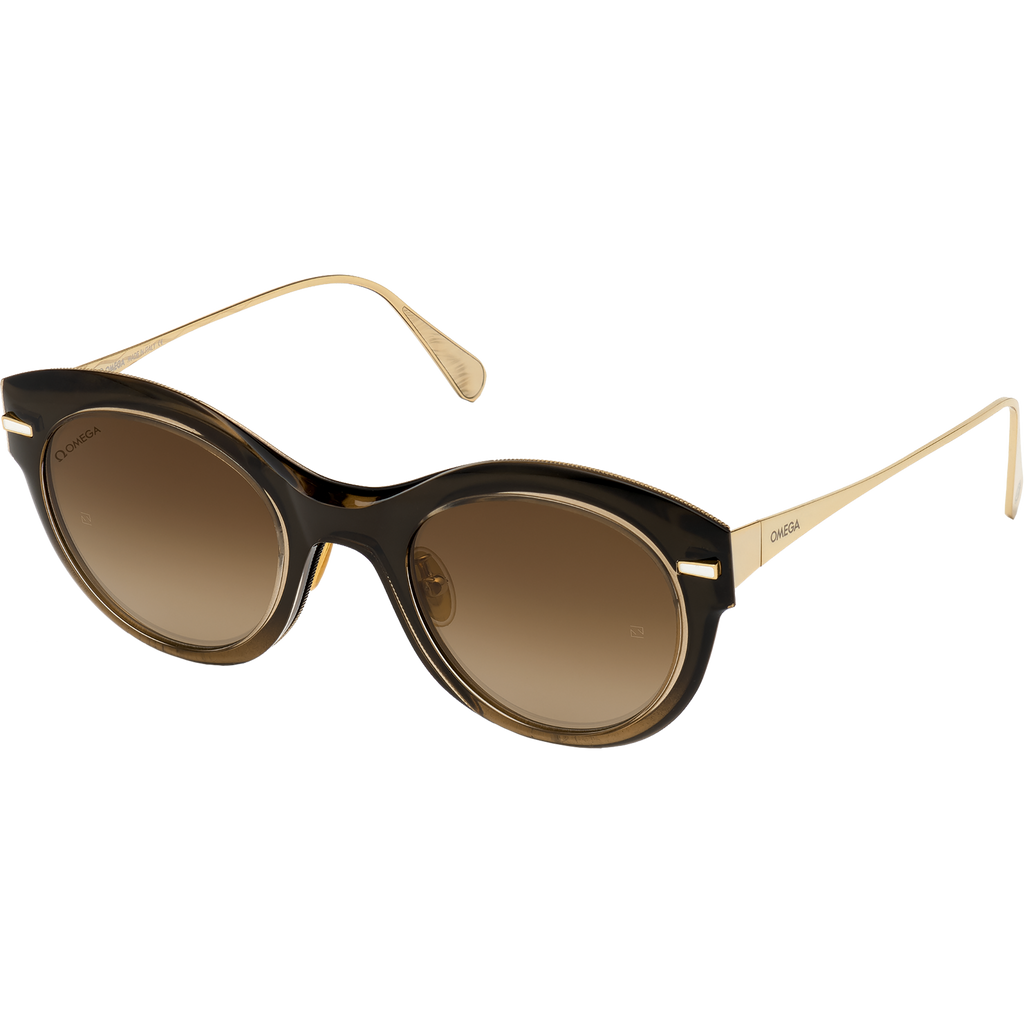 Sunglasses - Cat eye style, woman - OM0023-H5105G - View 1