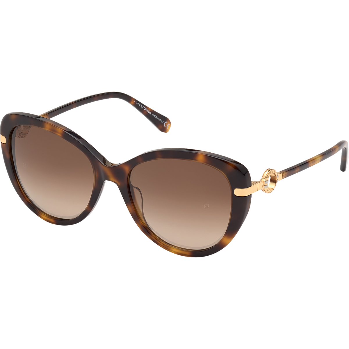 Sunglasses - Cat eye style, woman - OM0032-H5652G - View 1