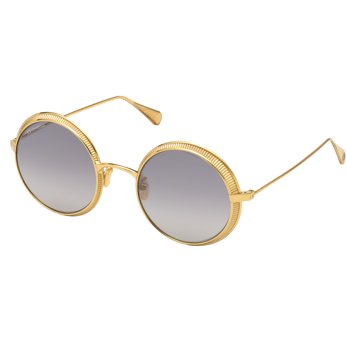 Sunglasses - Round style, woman - OM0016-H5330C - View 1