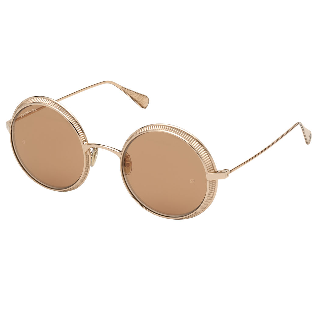 Sunglasses - Round style, woman - OM0016-H5333G - View 1