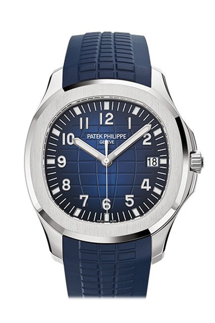 Patek Philippe Aquanaut Blue Dial 18K White Gold Men's Watch 5168G-001 2